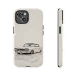Impala White Studio Phone Case Studio Color Match Car Art