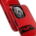 Red Miata Phone Case, NA MX5 90s JDM Roadster Tough Cover