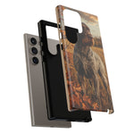 German Wirehaired Pointer Autumn Art Tough Phone Case