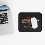 1977 F250 Classic Truck Mouse Pad – Red & Cream Pickup Art, Non-Slip Rubber Base
