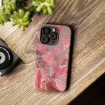Pink Lip Gloss Heart Mirror Phone Case Girly Tough Case