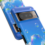 Bubbles Over Grass phone case | Tough Cover