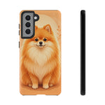 Pomeranian Tiny Fox Fluffy Art Tough Phone Case