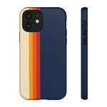 Retro Rainbow Stripe Phone Case | Tough Phone Case