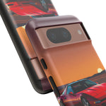 Red C4 ZR-1 King of the Hill Art Tough Phone Case