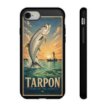 Tarpon Fishing Phone Case Saltwater Angler Tough Cover Gift