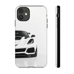 Arctic White C7 ZR1 Tough Phone Case for Vette Owners