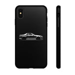 R34 Skyline GT-R White Silhouette Tough Phone Case Gift Art