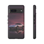 Soft White C3 Corvette Mauve Sky Phone Case
