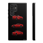Red 370Z Sports Coupe Tough Phone Case for JDM Enthusiasts