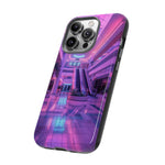 Empty Mall Escalator Vaporwave Art Tough Phone Case