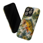 Peacock Bass Fishing Phone Case Angler Tough Cover Gift Art