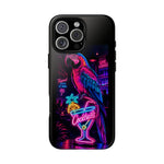 Neon Parrot Cocktails phone case | Tough Cases