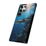 Cobia Reef Phone Case, Shaft of Light Ocean Fishing Tough Cover