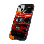 GTO The Judge Red Muscle Car Illustration Phone Case | Retro Classic Car