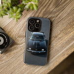 1969 Camaro SS Black Overhead Tough Phone Case Cover Gift Art