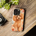 Miniature Poodle Whimsical Watercolor Art Tough Phone Case