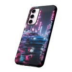 Skyline GT-R Tokyo Rain JDM Night Art Tough Phone Case