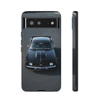 1969 Camaro SS Black Overhead Tough Phone Case Cover Gift Art