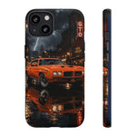 70 GTO Judge Phone Case, Rainy City Night Muscle Car Cover