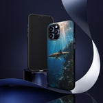 Cobia Reef Phone Case, Shaft of Light Ocean Fishing Tough Cover