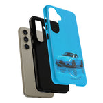 RX-7 Cyan Studio Phone Case Studio Color Match Car Art