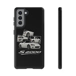 White S2000 Roadster Collage JDM Tough Phone Case Cover Gift