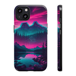 2 Rounds Canada Retina Artwork Vaporwave Phone Case – Landscape Aesthetic