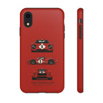 1967 GT40 Mk IV Red Race Car Tough Phone Case Cover Gift