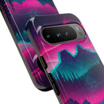 2 Rounds Canada Retina Artwork Vaporwave Phone Case – Landscape Aesthetic