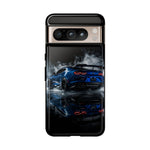 Camaro ZL1 Phone Case, Blue Track Smoke Studio Cover