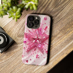 Pink Glitter Star Tough Case | Sparkle Phone Case