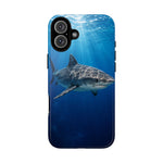 Tiger Shark Phone Case, Dappled Blue Water Tough Cover