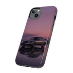 Sunset Skyline GT-R R32 phone case | car reflection, purple dusk