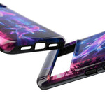 Neon Koi Reflection Vaporwave phone case | Tough Cover
