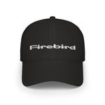 Firebird Chrome Script Low Profile Dad Hat Vintage Car Style Classic Auto Cap