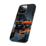 1966 GTO Orange Rainy City Tough Phone Case Cover Gift Art