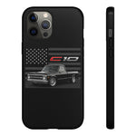 1970 C10 Truck Phone Case Black Classic Pickup Tough Cover Gift