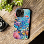 Underwater Coral Reef Phone Case | Colorful Tropical Fish Ocean Scene
