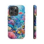 Underwater Coral Reef Phone Case | Colorful Tropical Fish Ocean Scene