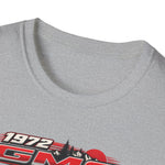 1972 GMC Jimmy SUV Retro Stack T-Shirt — Vintage Off-Road 4x4 Truck Tee