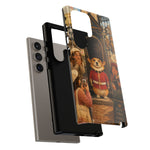 Corgi Royal Guard phone case | Cute British corgi soldier illustration