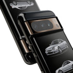 Silver Prelude Sports Coupe Tough Phone Case for JDM Fans