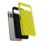 Acid Smiley Repeat Pattern Art Tough Phone Case
