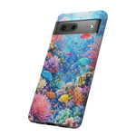 Underwater Coral Reef Phone Case | Colorful Tropical Fish Ocean Scene