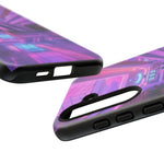 Empty Mall Escalator Vaporwave Art Tough Phone Case
