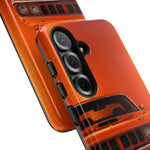 Orange Cuda Phone Case, 71 Classic Muscle Car Tough Cover