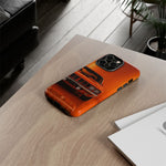Orange Cuda Phone Case, 71 Classic Muscle Car Tough Cover