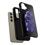 Holographic Skull Phone Case, Shattered Glass Iridescent Cover