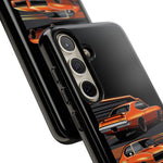 1969 GTO Judge Orange Muscle Car Tough Phone Case Cover Gift